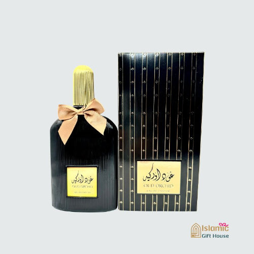 Buy Oud Orchid perfume with oud, orchid, vanilla and amber notes