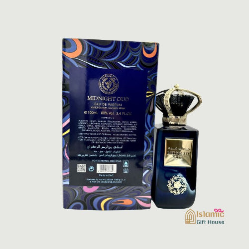 Authentic midnight oud ard al zaafaran – oriental woody perfume gift UK