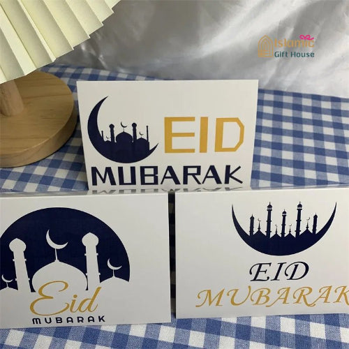Premium Eid greeting card with Islamic artwork – perfect Eid gift idea UK