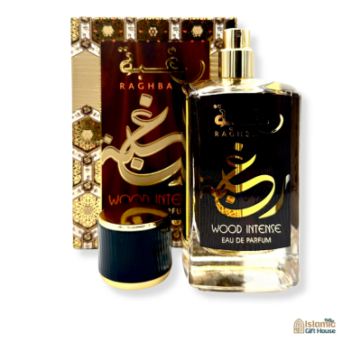 Buy Raghba Wood Intense perfume UK – luxury Arabian fragrance gift