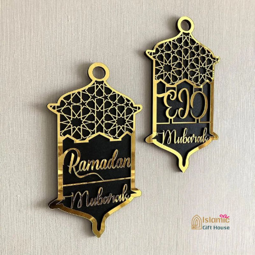 Islamic wall art UK – Eid Mubarak and Ramadan Mubarak acrylic home decor
