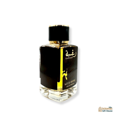 Authentic Lattafa Raghba Wood Intense perfume with oud and vanilla