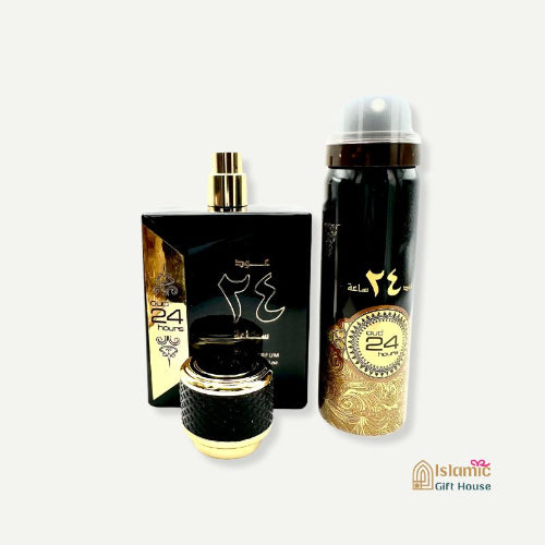 Long-lasting Ard Al Zaafaran Oud 24 Hours perfume with patchouli base