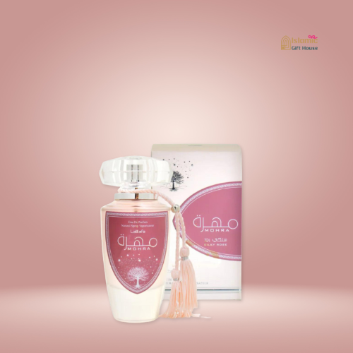Lattafa Mohra Silky Rose perfume 100ml UK – luxury fragrance for women