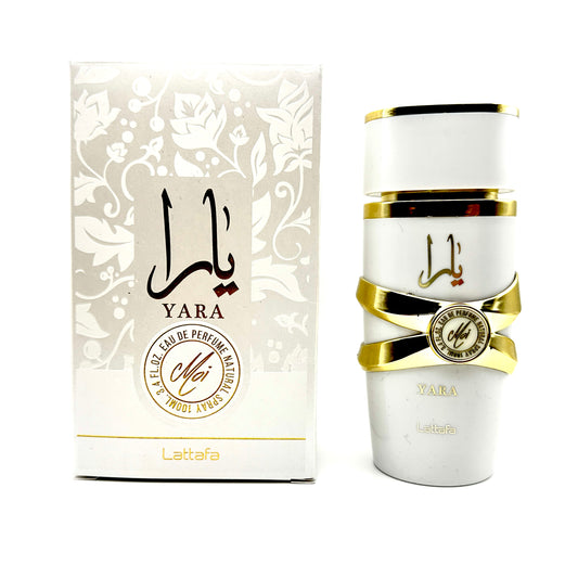 Luxury Lattafa Yara Moi perfume bottle – elegant floral fragrance for women