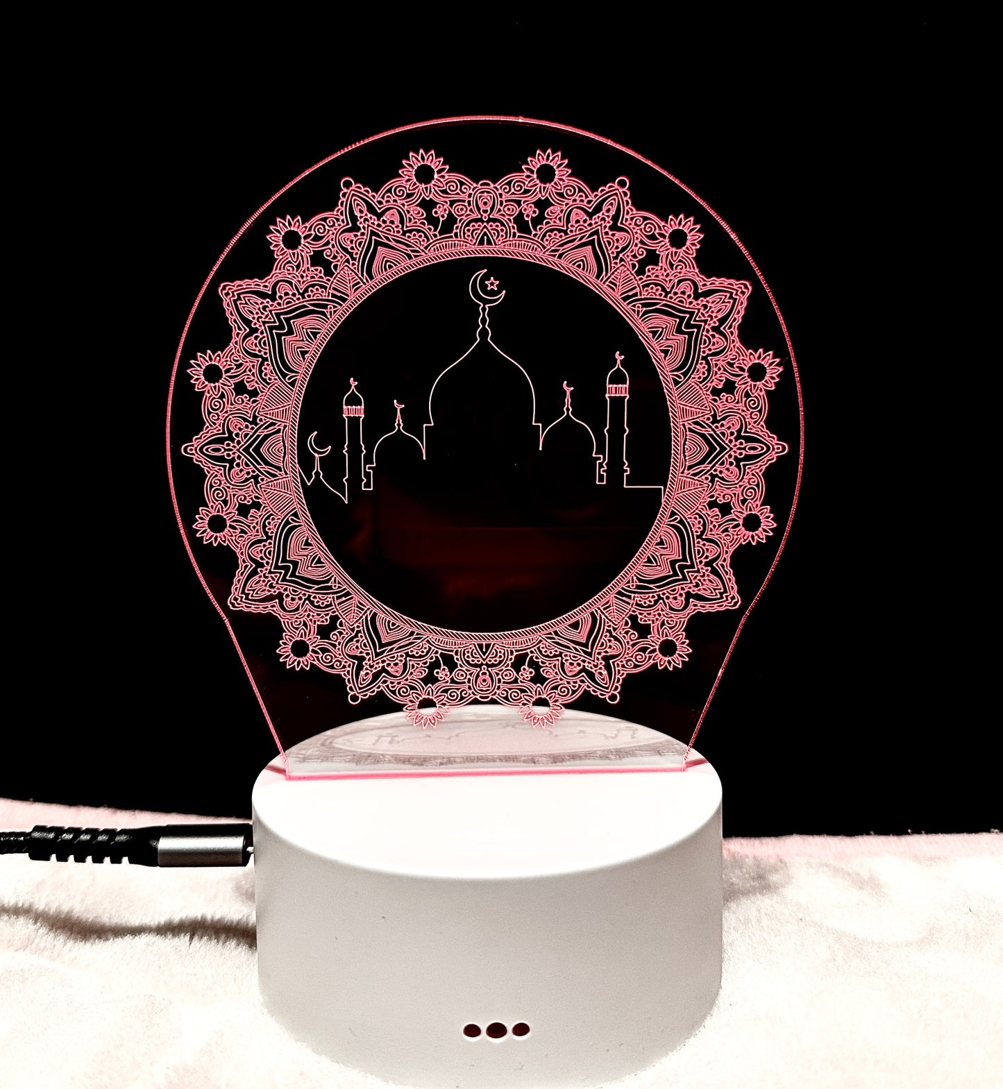 Versatile Ramadan night light – Islamic LED lamp for family gatherings