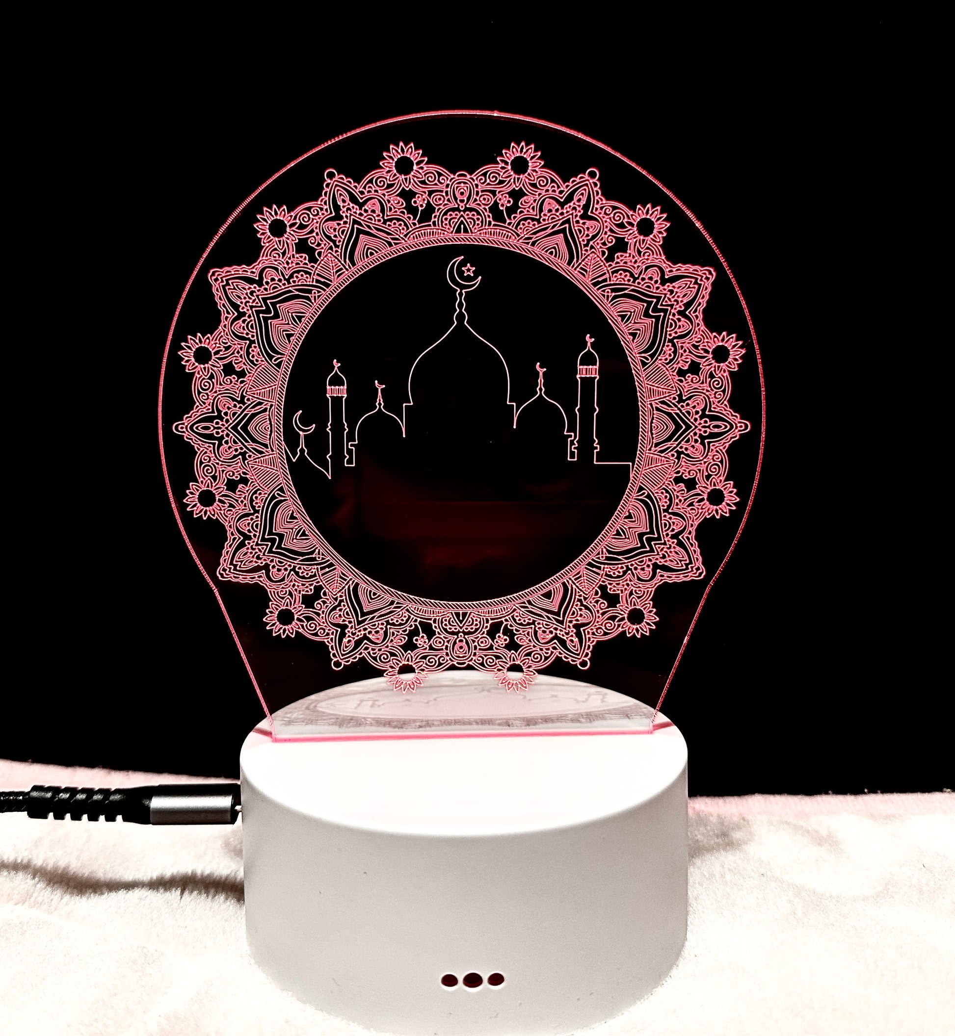 Versatile Ramadan night light – Islamic LED lamp for family gatherings