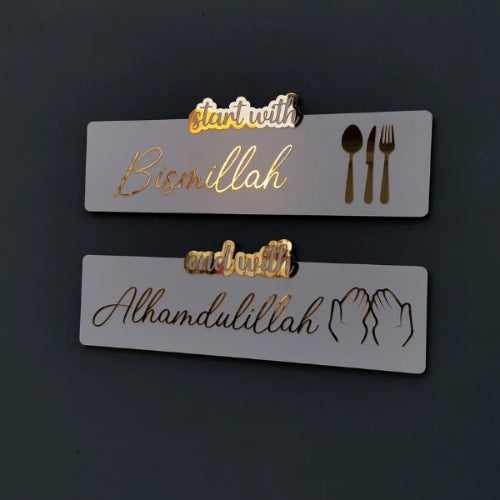 Durable wooden wall decor Islamic art with acrylic calligraphy