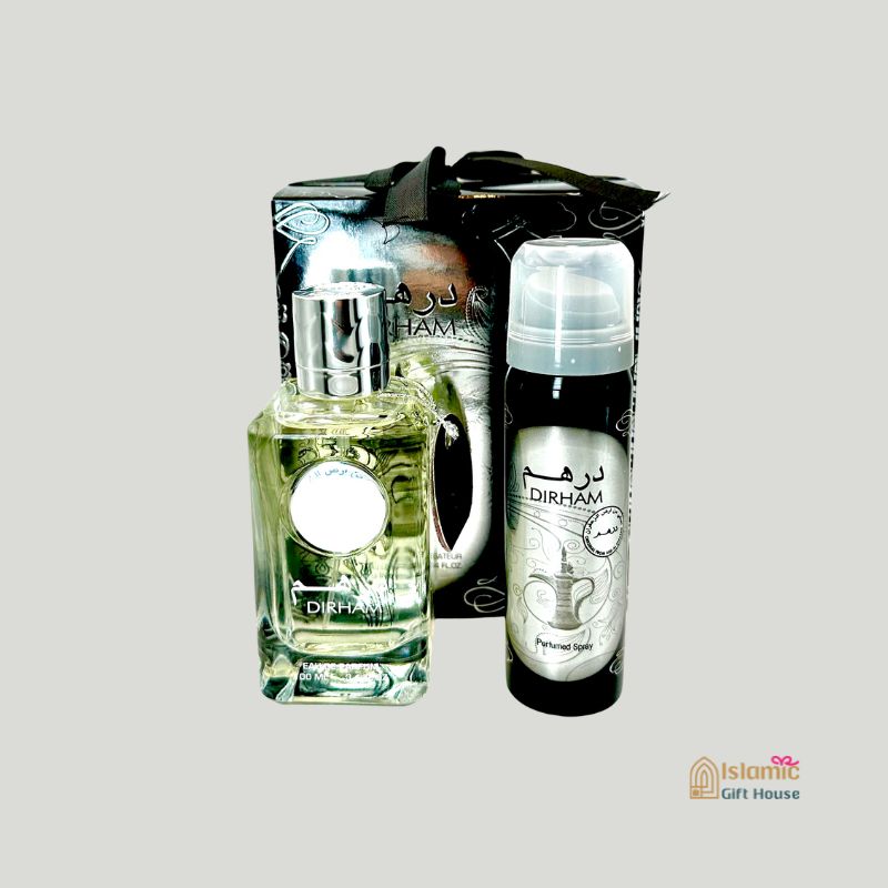 New Dirham Silver 100ml by Ard Al Zaafaran Perfume + Free Body Spray Unisex Gift