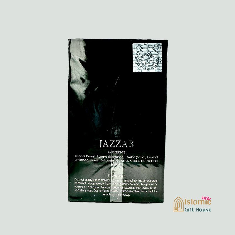 Jazzab 100ml Eau de Silver Perfume by Al Zaafaran Arabian Fragrance Attar