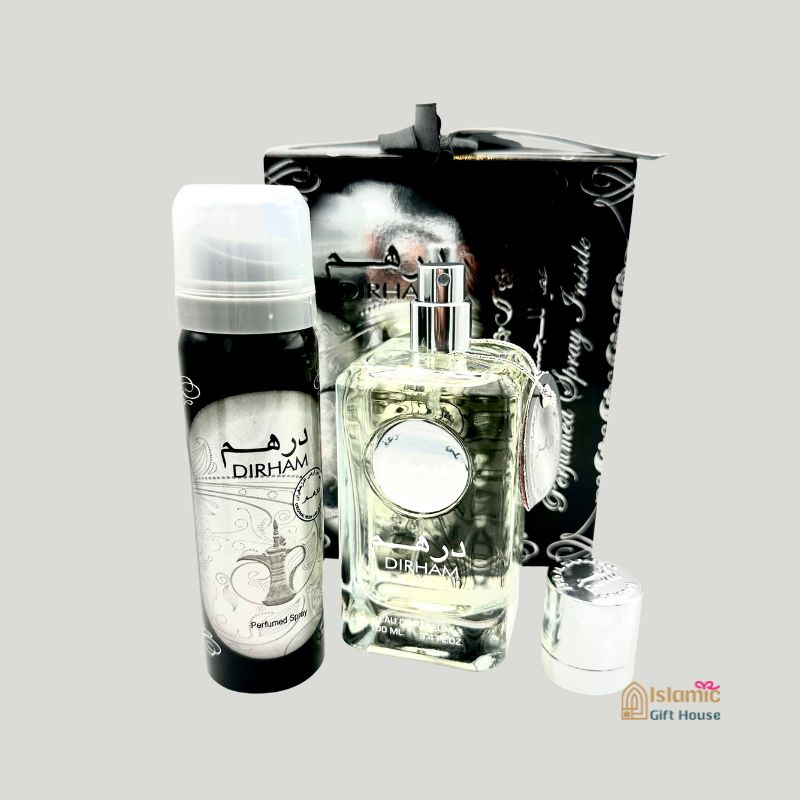 New Dirham Silver 100ml by Ard Al Zaafaran Perfume + Free Body Spray Unisex Gift