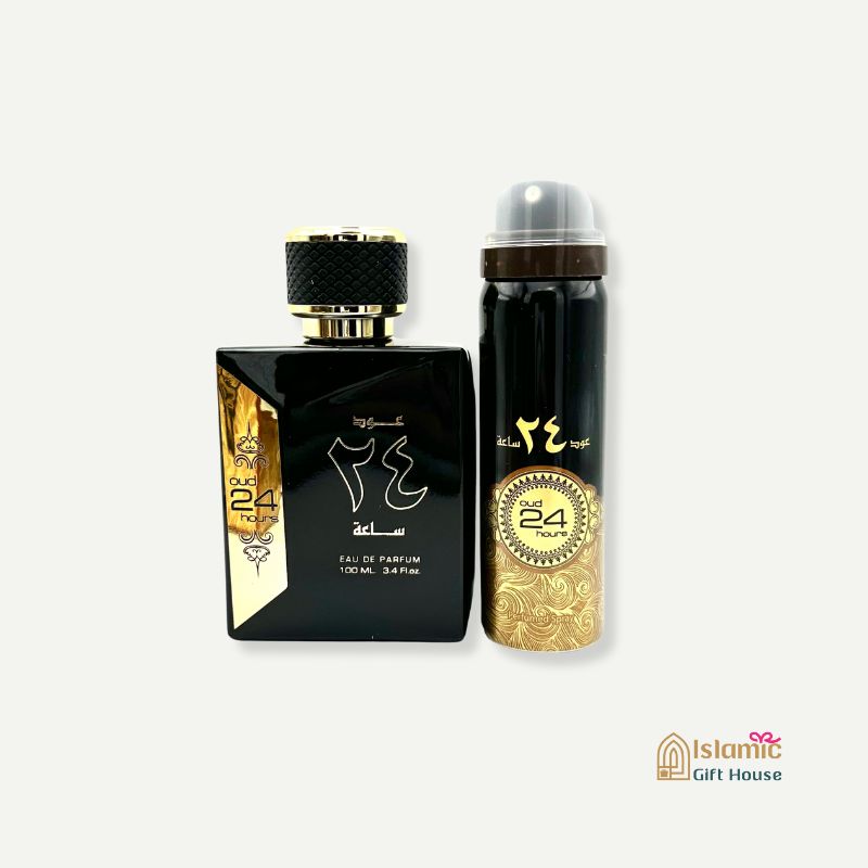 Oud 24 Hours 100ml EDP by Ard al Zaafaran unisex perfume + Body spray