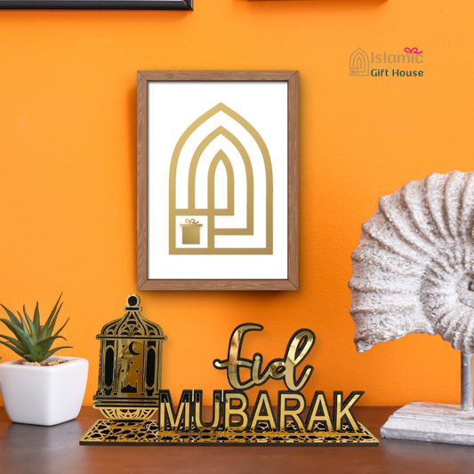 Eid Mubarak Acrylic table and home decor for Eid festivals